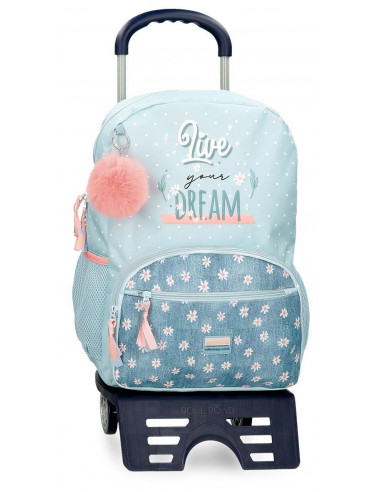 37624T1 ADAPT. BACKPACK 40CM.W/TROLLEY  LIVE YOUR DREAMS